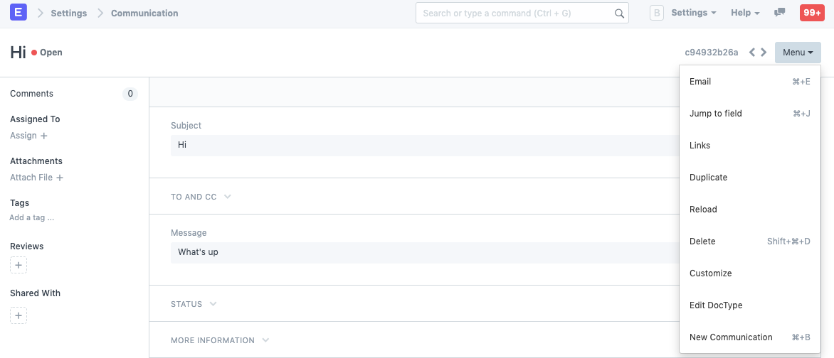 Email Actions