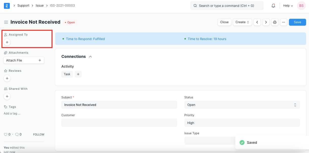 Assign Issue