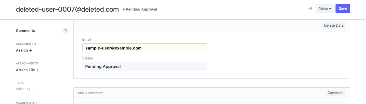 Pending Approval