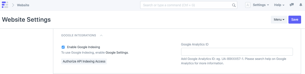 Google Integrations